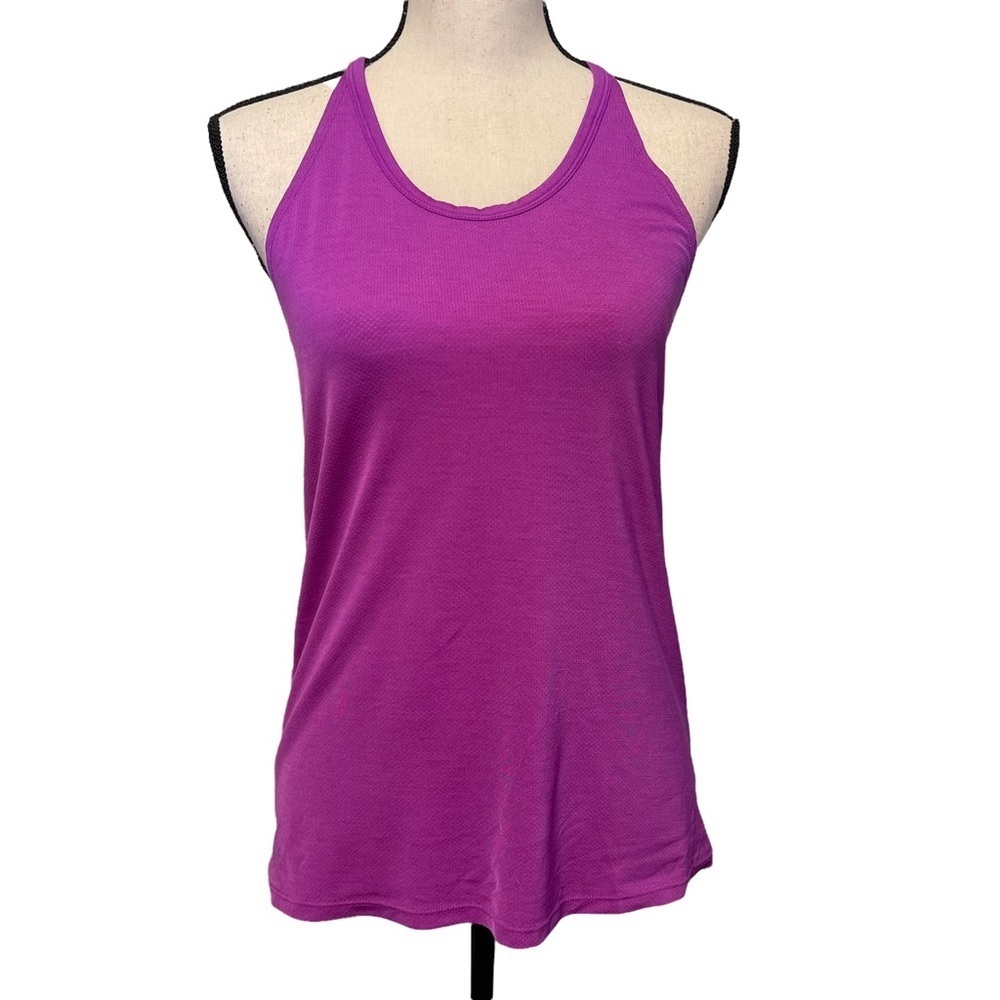 Athleta Purple Athletic Raceback Tank Top